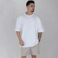 Camiseta masculina oversized streetwear - 100% algodão (Básica)