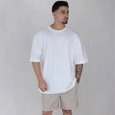 Camiseta masculina oversized streetwear - 100% algodão (Básica)