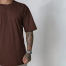 Camiseta masculina oversized streetwear - 100% algodão (Básica)