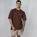 Camiseta masculina oversized streetwear - 100% algodão (Básica)
