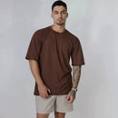 Camiseta masculina oversized streetwear - 100% algodão (Básica)